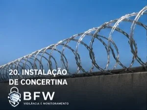 instalação de cerca concertina