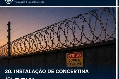 instalação de cerca concertina