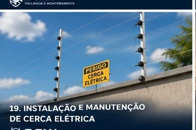 instalação de cerca elétrica