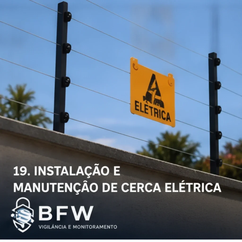 instalação de cerca elétrica