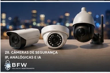 Câmeras de Segurança (IP, Analógicas e com IA)